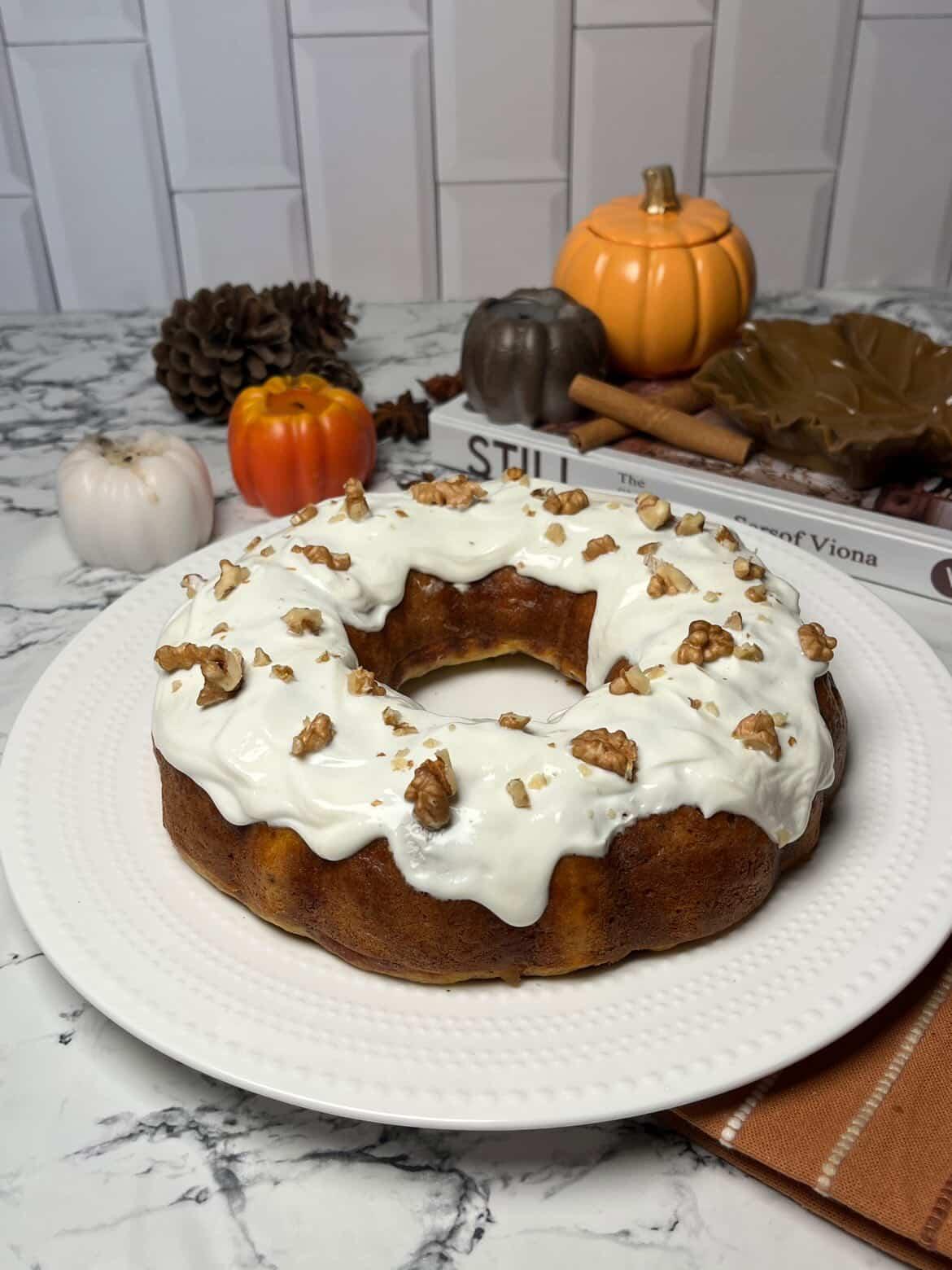 Part de Carrot Cake Healthy &amp; Noix