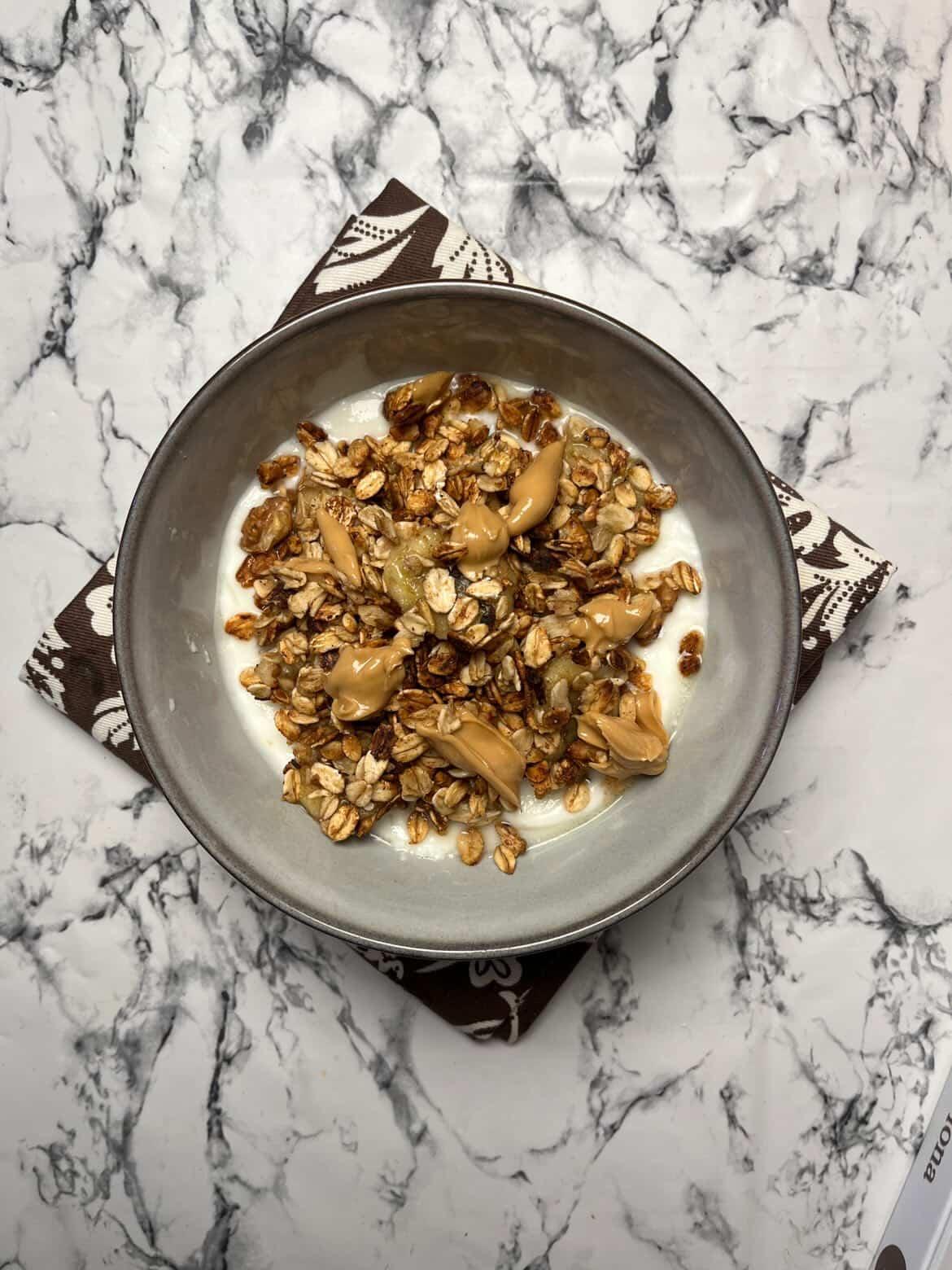 Bol Avoine Caramélisée, Banane &amp; Beurre de Cacahuète