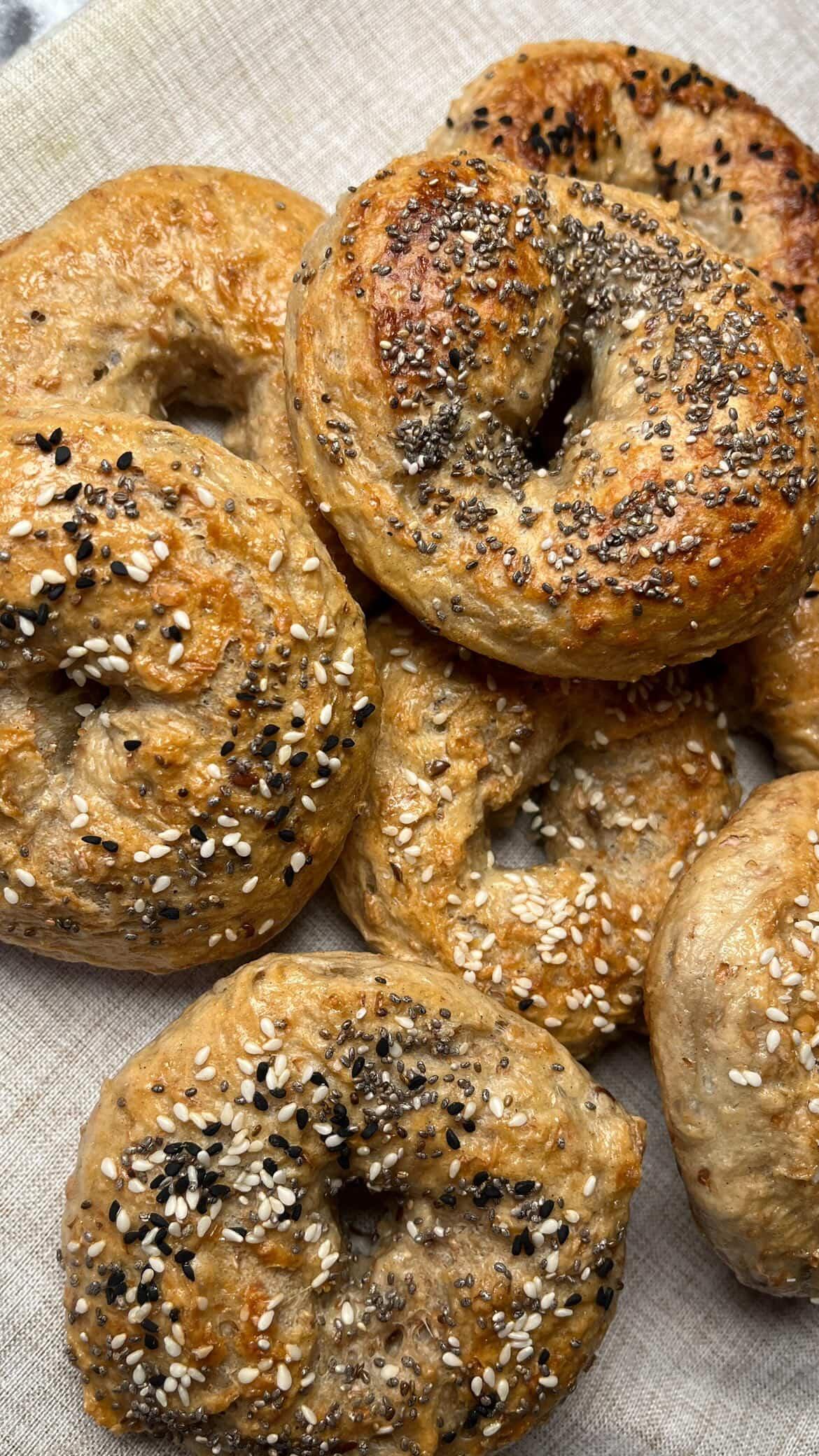 Lot de 2 Bagels Maison Healthy aux Graines